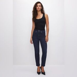 Good American Good Legs Cigarette Always Fits 00-4 mid-rise skinny jean (NWT)